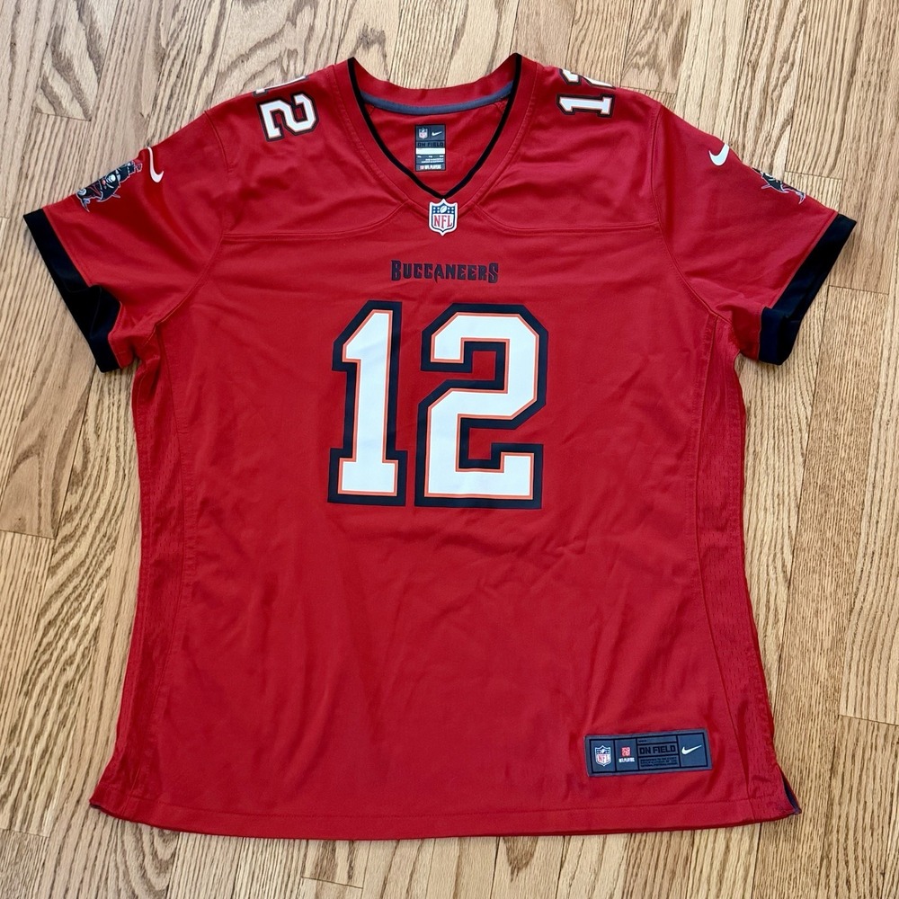 Nike NFL On Field Tom Brady 12 Tampa Bay‎ Buccaneers Jersey Men's XXL Red